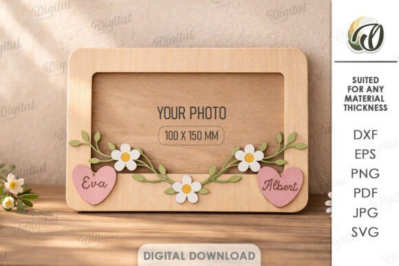 Mothers Day Photo Frame Laser 145013565 Creativo Digital